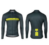 Jersey Ciclismo M/L Hombre GW Basic Gris Amarillo Neon